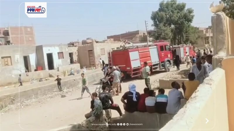 جانب من الحريق