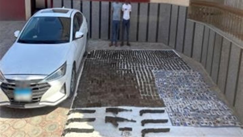 المواد المخدرة المضبوطة