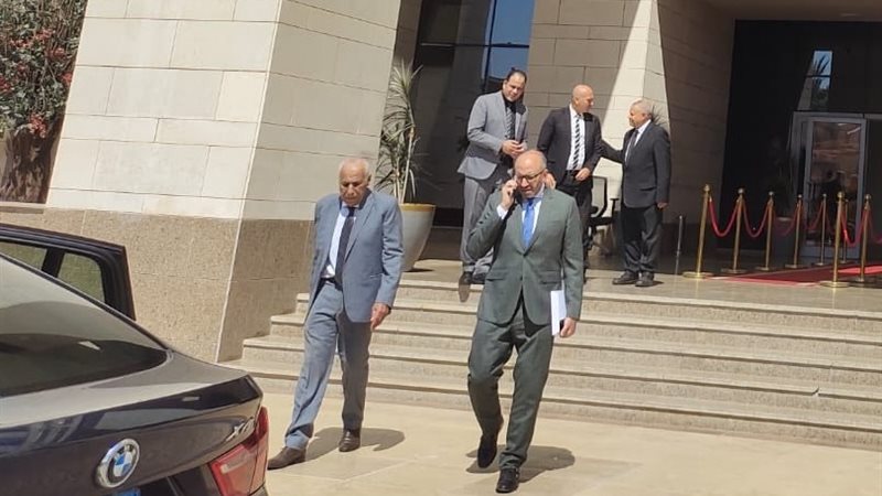 وفد الزمالك بعد انتهاء
