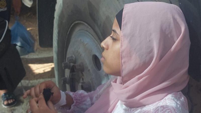 إحدى الناجيات من