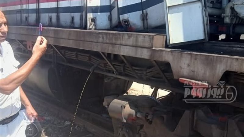 تصادم قطارين