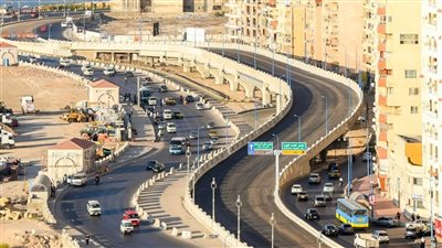 افتتاح كوبري محمد نجيب في الإسكندرية للتشغيل التجريبي غدا