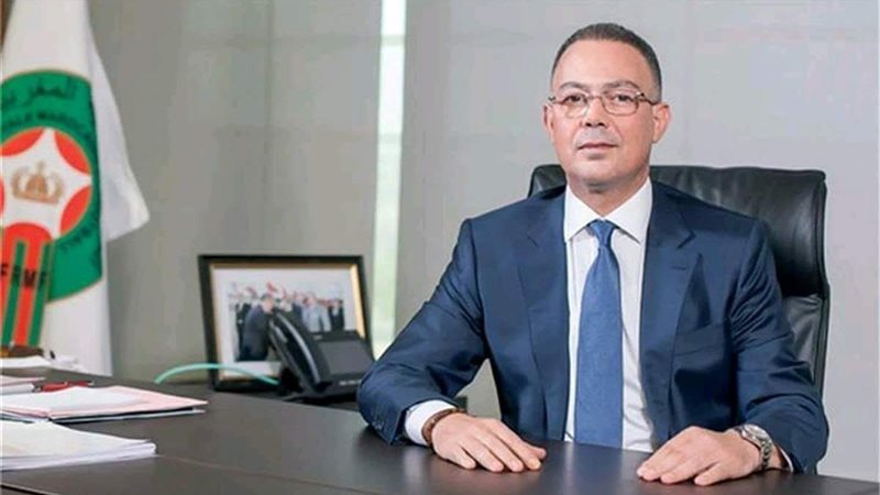 فوزي لقجع رئيس الاتحاد