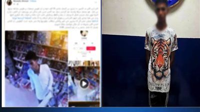 القبض على المتهم بسرقة محل في بورسعيد بعد تداول مقاطع فيديو 