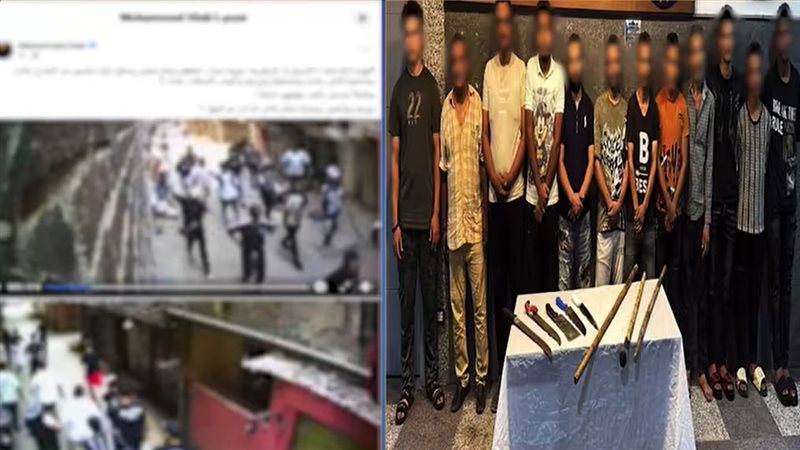 مشاجرة بالأسلحة البيضاء