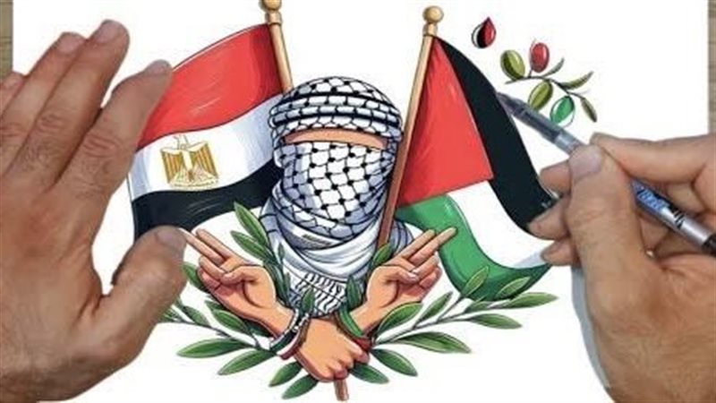 مصر وفلسطين - تعبيرية