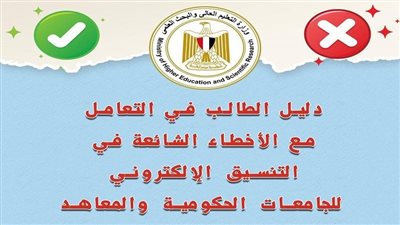 كيفية تجنب أخطاء التنسيق الإلكتروني؟.. دليل وزارة التعليم العالي يوضح