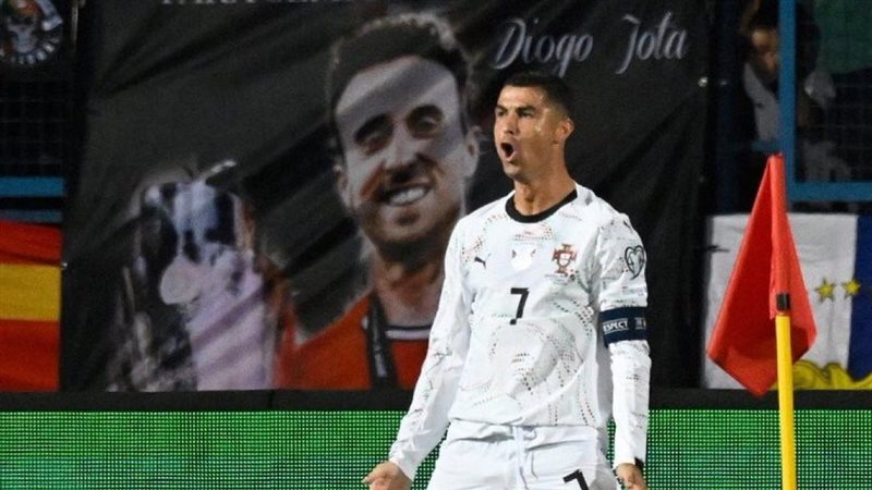 احتفال كريستيانو