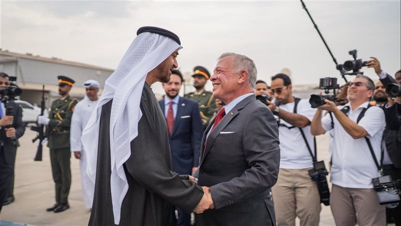 ملك الأردن ورئيس