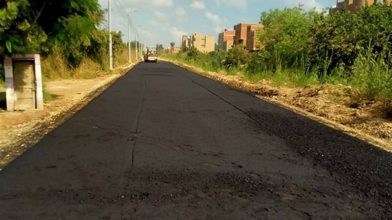 تنفيذ أعمال الرصف