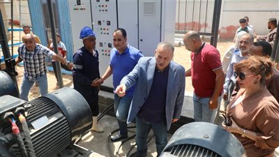 محافظ أسيوط يطلق تشغيل 3 بوسترات رفع مياه بمحطة البداري