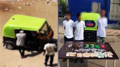 سقوط عصابة تروج للمخدرات عبر توك توك في السلام           