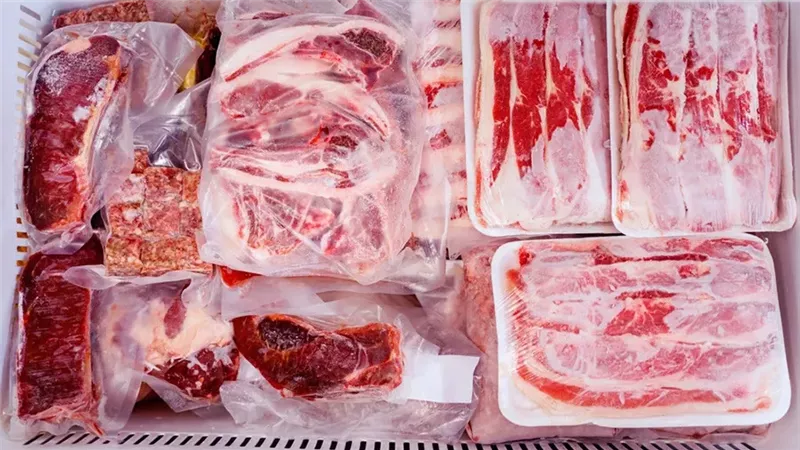 إذابة اللحوم المجمدة