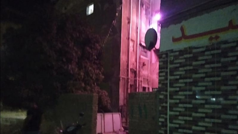 مكان نشوب الحريق