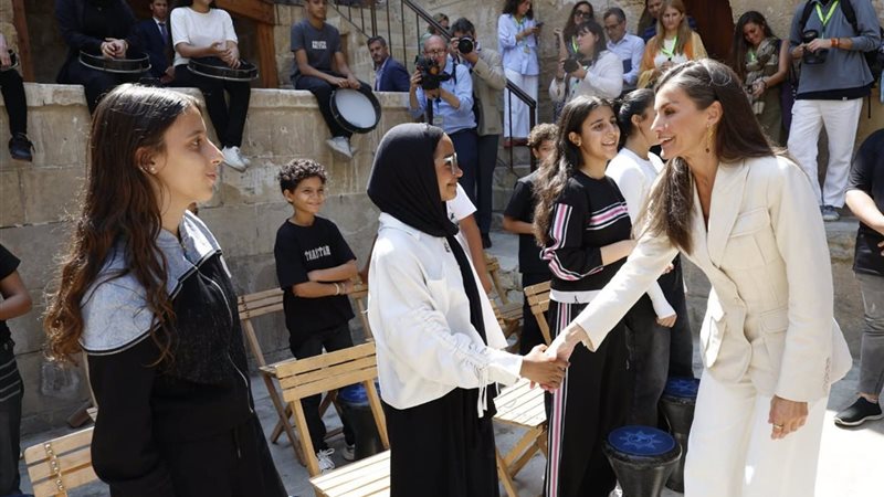 ملكة إسبانيا في زيارة