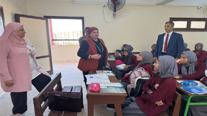 جانب من انتظام الدراسة