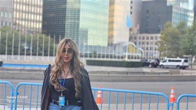 إيمان أبوطالب تغطي أعمال الجمعية العامة للأمم المتحدة من نيويورك