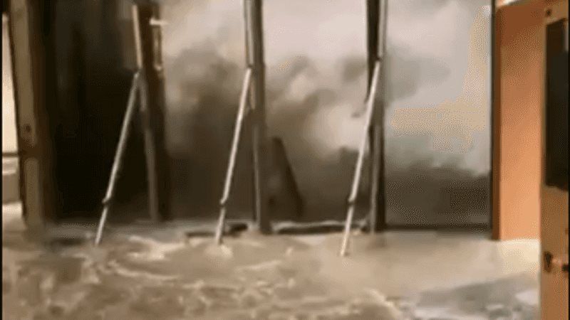 مشاهد مرعبة في فندق