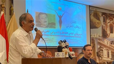 رياض الخولي يوجه الشكر لوزير الثقافة ويعلن توليه رئاسة المهرجانات القادمة