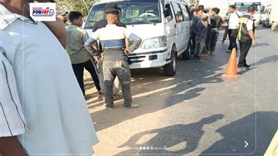 مصرع شخص في حادث مروع بين بطريق مصر الفيوم الصحراوي