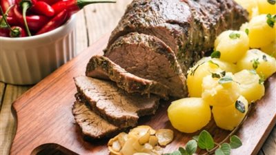 طريقه عمل اللحم المشوي بالفرن اللذيذه تعرف عليها  ما هي 