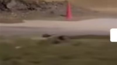  كسر ماسورة غاز بسبب أعمال حفر بدون ترخيص بالشيخ زايد 