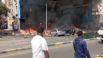 نيابة كرموز تحقق في حريق مستشفى راقودة بعد مصرع سيدة وإصابة 29 آخرين
