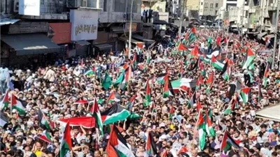 احتجاجات من أجل فلسطين في أوديني قبل مباراة إيطاليا وإسرائيل
