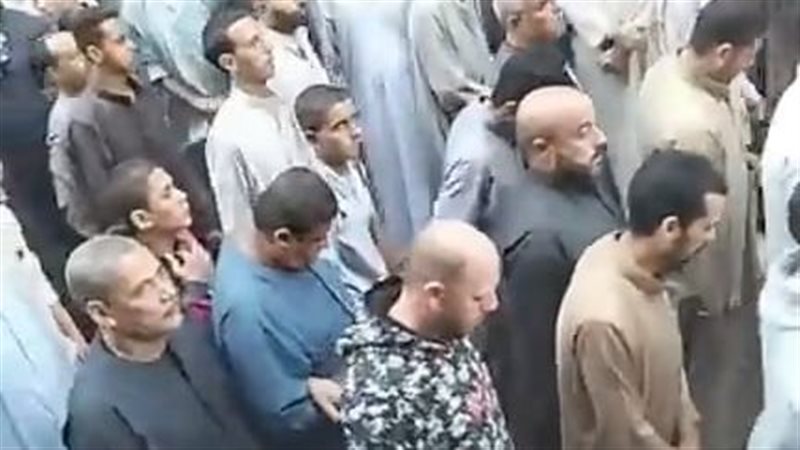 جانب من الجنازة