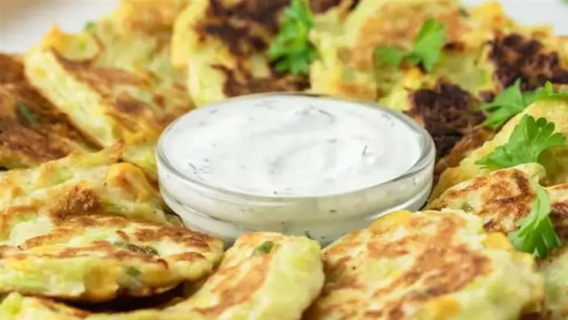 فطائر الذرة والكوسا