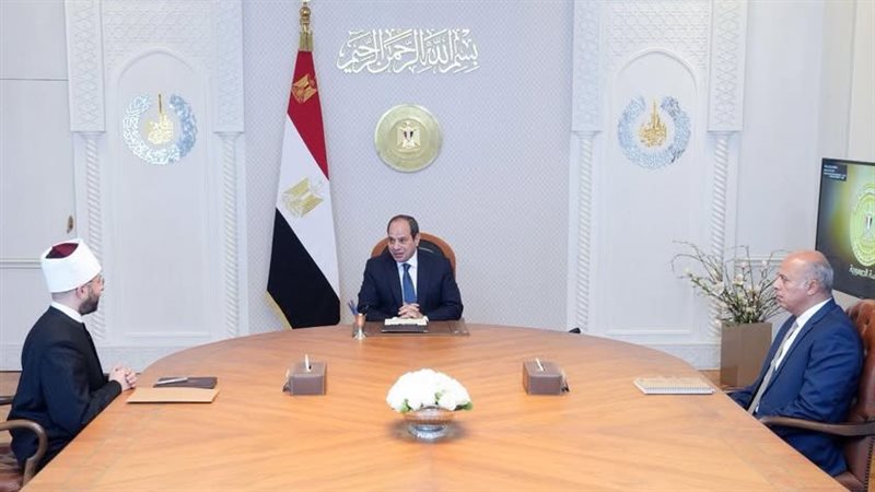 الرئيس السيسي ووزير