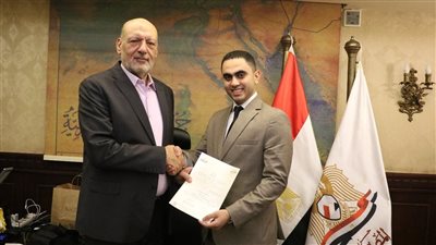 حزب المصريين يُعين حسام أشرف زغلول أمينًا عامًا للجنة الشباب