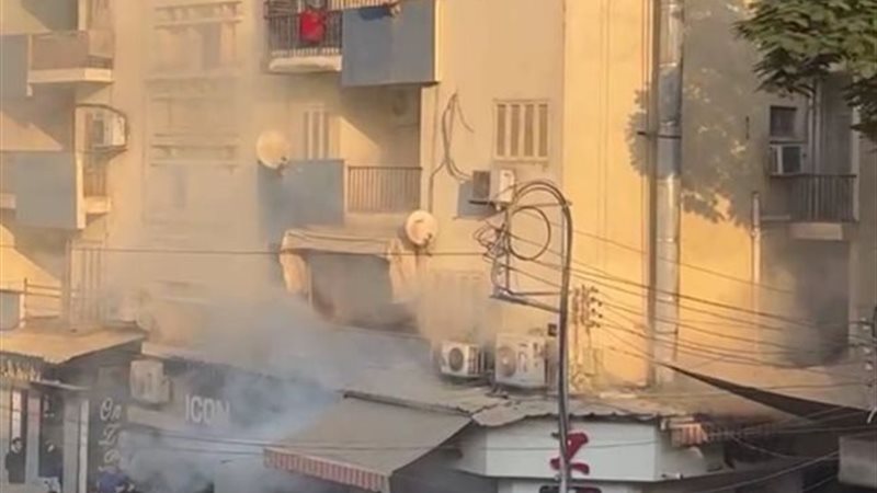 صورة من الحريق