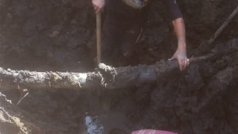 إصلاح كسر ماسورة