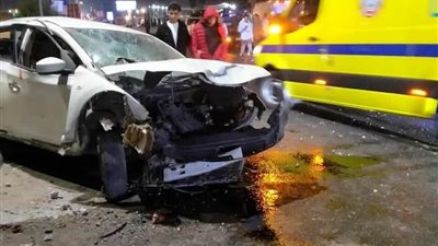 إصابة شخصين في تصادم 5 سيارات على طريق مصر إسكندرية الزراعي بالغربية