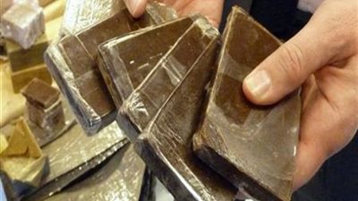 الأمن يطيح بعنصرين شديدي الخطورة بحوزتهما 50 فرش حشيش في المحلة الكبرى
