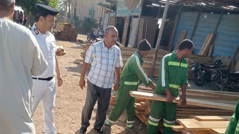 من جهود رفع الاشغالات
