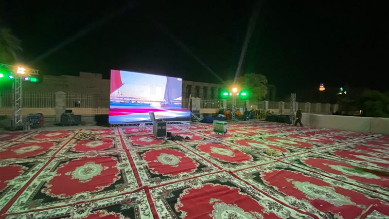 ساحة أبو الحجاج تتزين