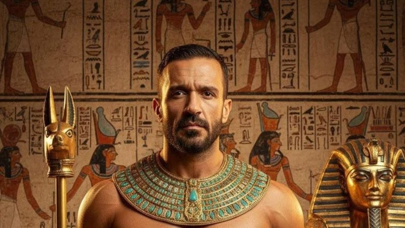 علي معلول بالزي الفرعوني