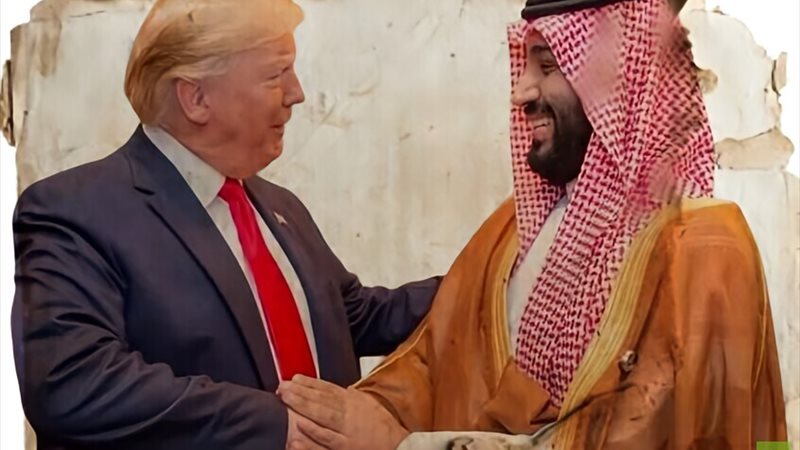 بن سلمان وترامب 