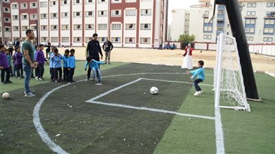افتتاح ملعب امتعدد الأغراض ومنطقة ألعاب للأطفال بالإسكان الاجتماعي3ببورفؤاد