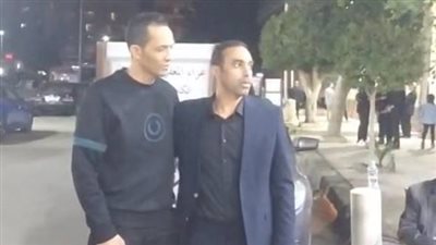 نجوم الرياضة يقدمون واجب العزاء لجمال حمزة بالحامدية الشاذلية