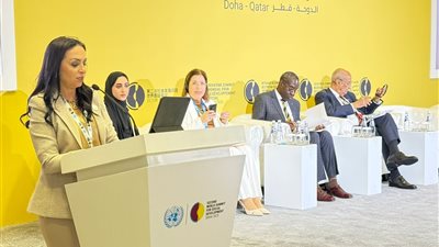 وزيرة التضامن تشارك في جلسة 