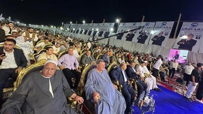 أبو المطامير على قلب رجل واحد.. الآلاف يحتشدون لدعم مرشحي «القائمة الوطنية»