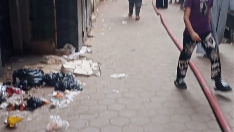حريق بشبرا الخيمة