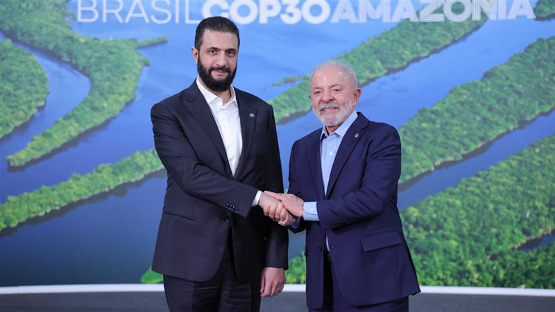الشرع والرئيس البرازيلي