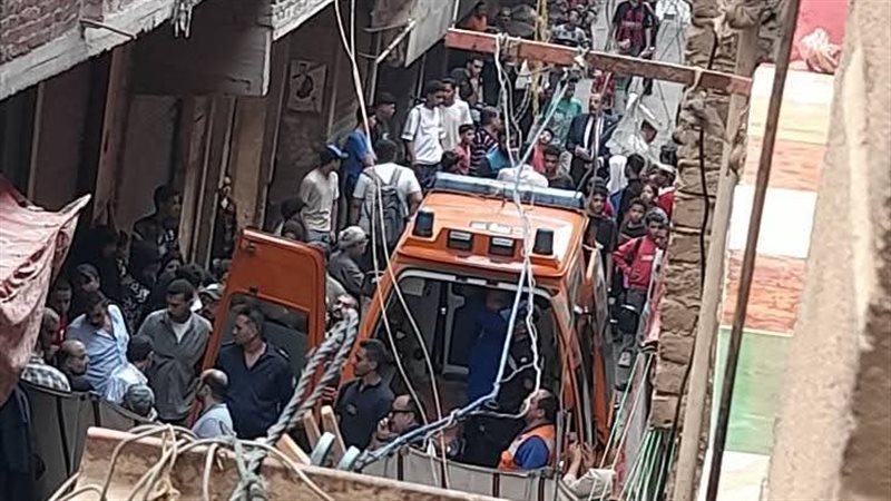 حريق بشبرا الخيمة