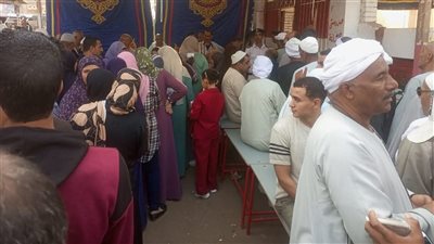 إقبال متواصل للناخبين بكوم حمادة في اليوم الأول لانتخابات النواب 2025
