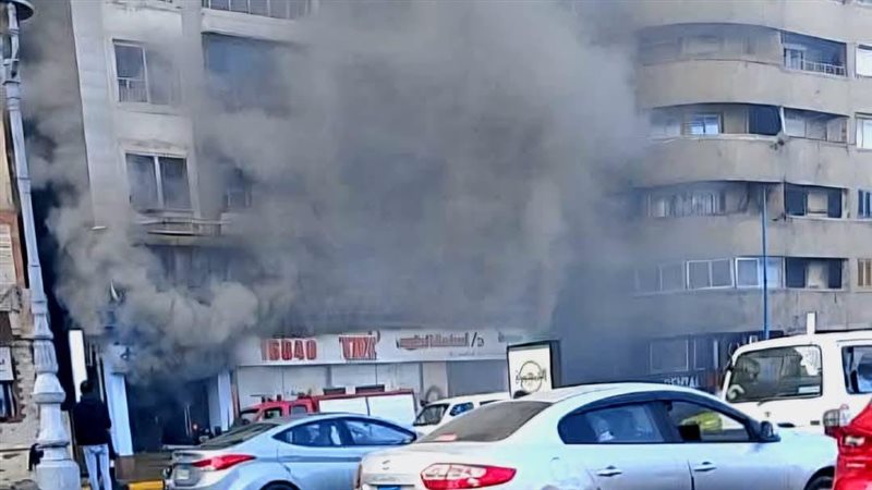 حريق فى عين شمس