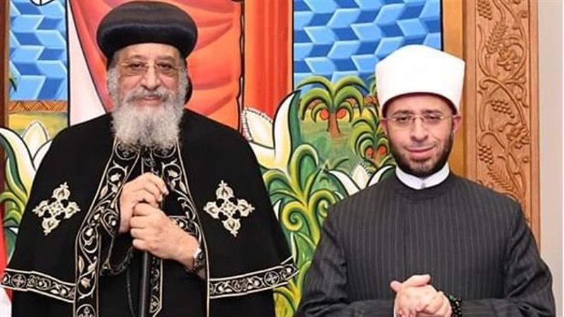 وزير الأوقاف والبابا